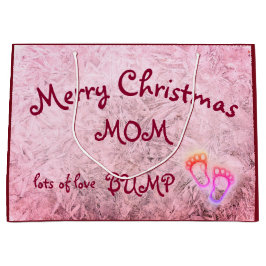 Frohe Weihnachts-Mama, vom Bump-Design Große Geschenktüte