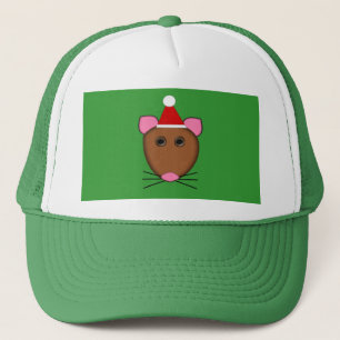 Frohe Weihnachts-Maus-Hat Truckerkappe