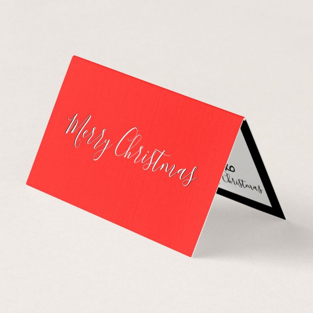 Frohe Weihnachts-Mini-Karten personalisieren indiv (Vorderseite)