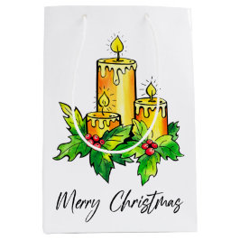 Frohe Weihnachts-Mittlere Geschenktasche Mittlere Geschenktüte