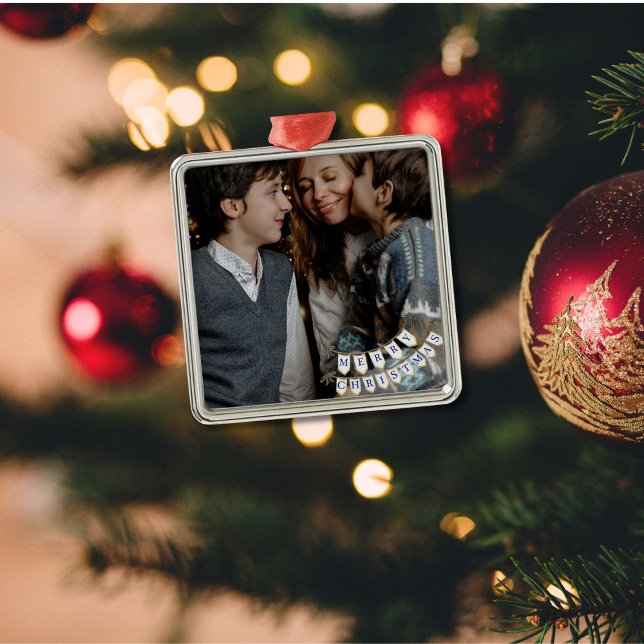 Frohe Weihnachts-Navy-Schlagzeug Ornament Aus Metall (Von Creator hochgeladen)