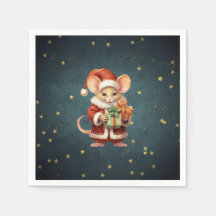 Frohe Weihnachts-Niedlich-Maus