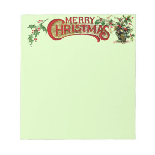 Frohe Weihnachts-Notepad Notizblock