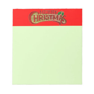 Frohe Weihnachts-Notepad Notizblock