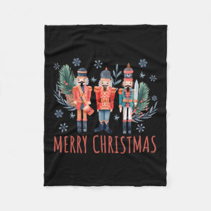 Frohe Weihnachts Nutcracker Ballett Weihnachten We Fleecedecke