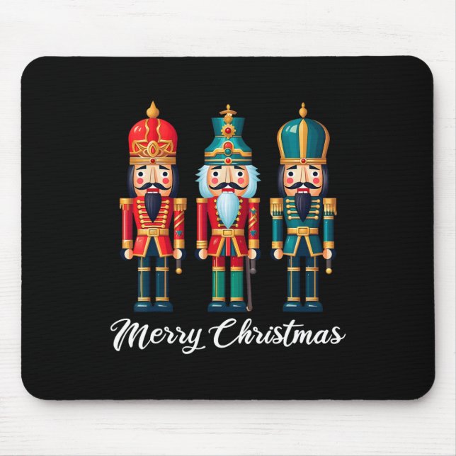 Frohe Weihnachts Nutcracker Ballett Weihnachten We Mousepad (Vorne)