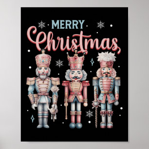 Frohe Weihnachts Nutcracker Ballett Weihnachten We Poster