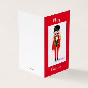 Frohe Weihnachts-Nutcracker-Grußkarte