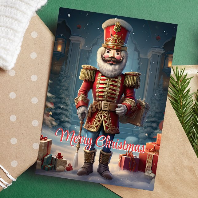 Frohe Weihnachts Nutcracker Soldier Feiertagskarte (Von Creator hochgeladen)