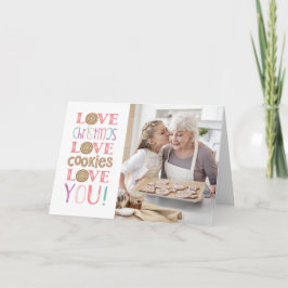 Frohe Weihnachts-Oma-Fotokarte Karte