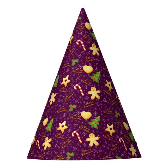 Frohe Weihnachts Party Hat Partyhütchen (Vorderseite)