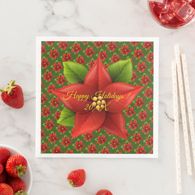 Frohe Weihnachts-Party Serviette (Beispiel)