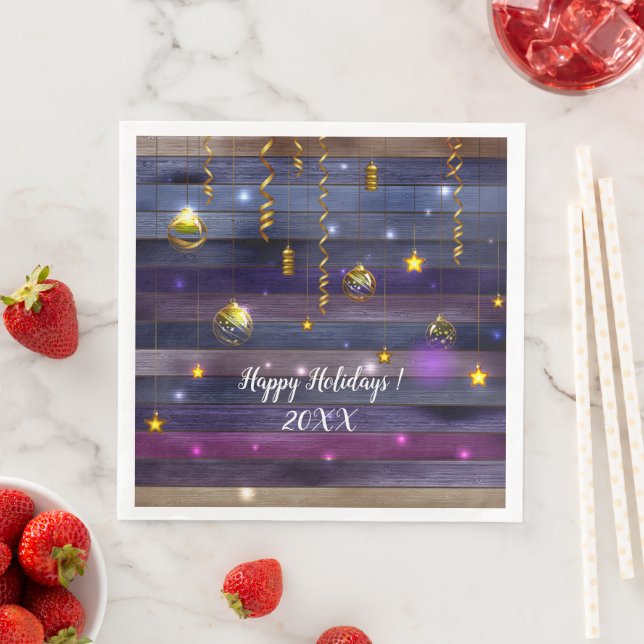 Frohe Weihnachts-Party Serviette (Beispiel)