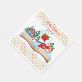 Frohe Weihnachts-Party Serviette