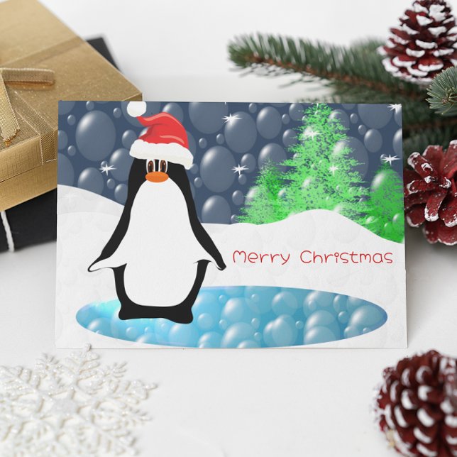 Frohe Weihnachts-Penguin - Feiertagskarte (Von Creator hochgeladen)