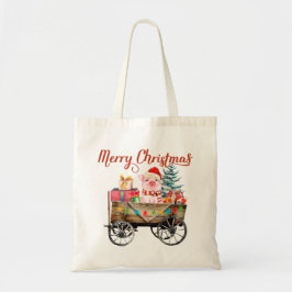 Frohe Weihnachts-Pig-Tasche Tragetasche