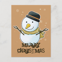 Frohe Weihnachts-Postkarte Feiertagspostkarte