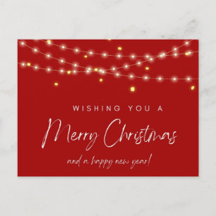 Frohe Weihnachts-Postkarte Feiertagspostkarte