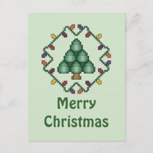 Frohe Weihnachts-Postkarte Feiertagspostkarte