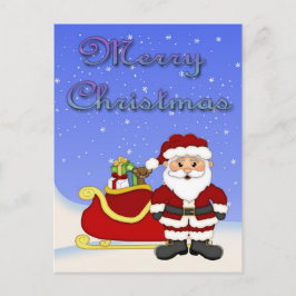Frohe Weihnachts-Postkarte Feiertagspostkarte
