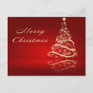 Frohe Weihnachts-Postkarte Feiertagspostkarte