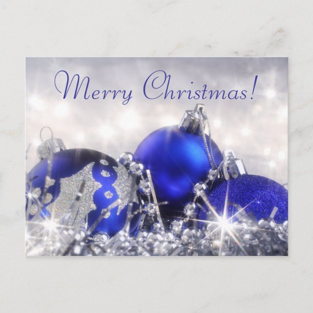Frohe Weihnachts-Postkarte Feiertagspostkarte (Vorderseite)