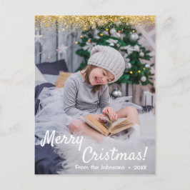 Frohe Weihnachts-Postkarte Glückliche Feiertage Po Postkarte