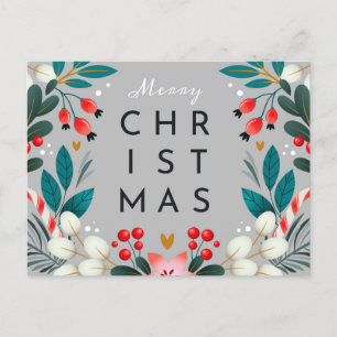 Frohe Weihnachts-Postkarte Postkarte