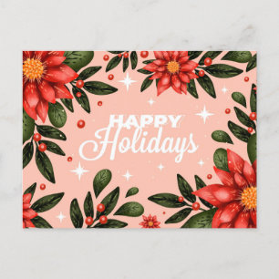 Frohe Weihnachts-Postkarte Postkarte