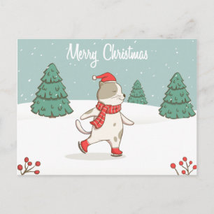 Frohe Weihnachts-Postkarte Postkarte