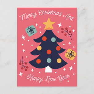 Frohe Weihnachts-Postkarte Postkarte