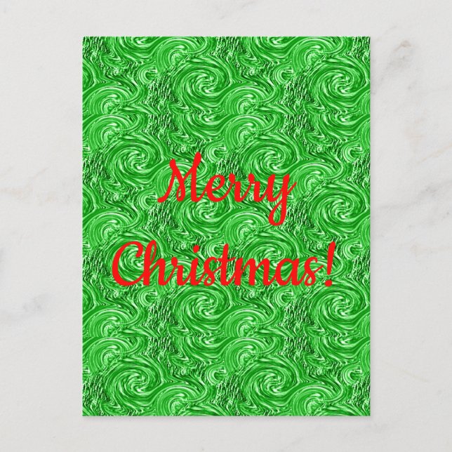 Frohe Weihnachts-Postkarte Postkarte (Vorderseite)