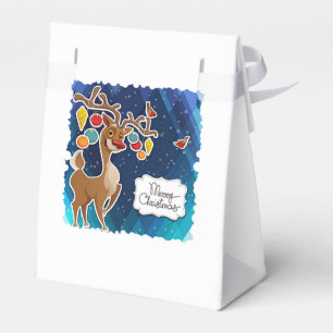 Frohe Weihnachts-Prancing-Rentier Geschenkschachtel