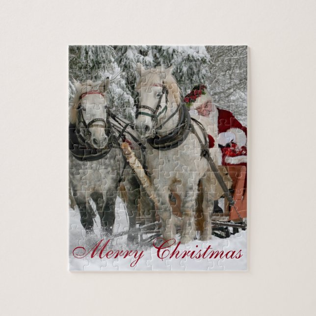 Frohe Weihnachts-Puzzle-Spiel (Vertikal)