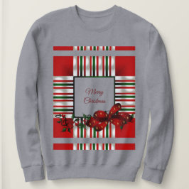 Frohe Weihnachts Red Green Kariert Sweatshirt