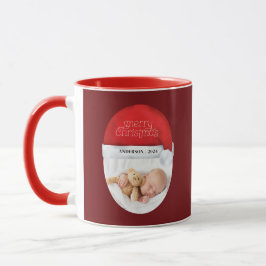 Frohe Weihnachts Red Weihnachtsmannmütze Baby Holi Tasse