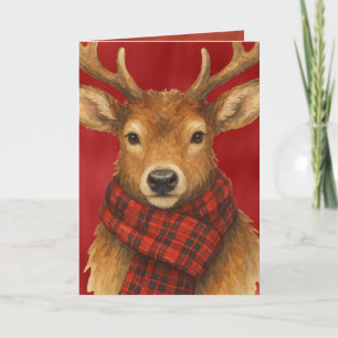 Frohe Weihnachts Reindeer Feiertagskarte