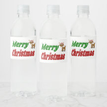 Frohe Weihnachts-Reindeer-Typografie