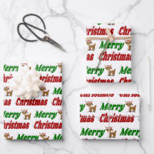 Frohe Weihnachts-Reindeer-Typografie