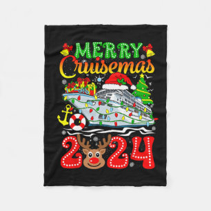 Frohe Weihnachts Reindeer Xmas Familie Männer Frau Fleecedecke