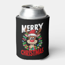 Frohe Weihnachts-Reindeer Xmas Urlaub Dosenkühler