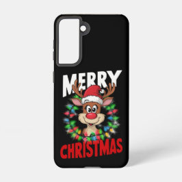 Frohe Weihnachts-Reindeer Xmas Urlaub Samsung Galaxy Hülle