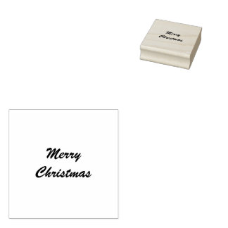 Frohe Weihnachts-Rubber-Briefmarke Gummistempel