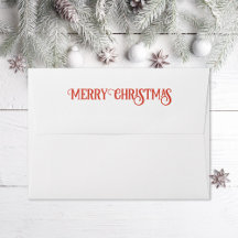 Frohe Weihnachts-Rücksendeadresse