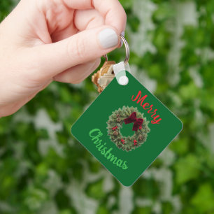 Frohe Weihnachts-Schlüsselanhänger Schlüsselanhänger