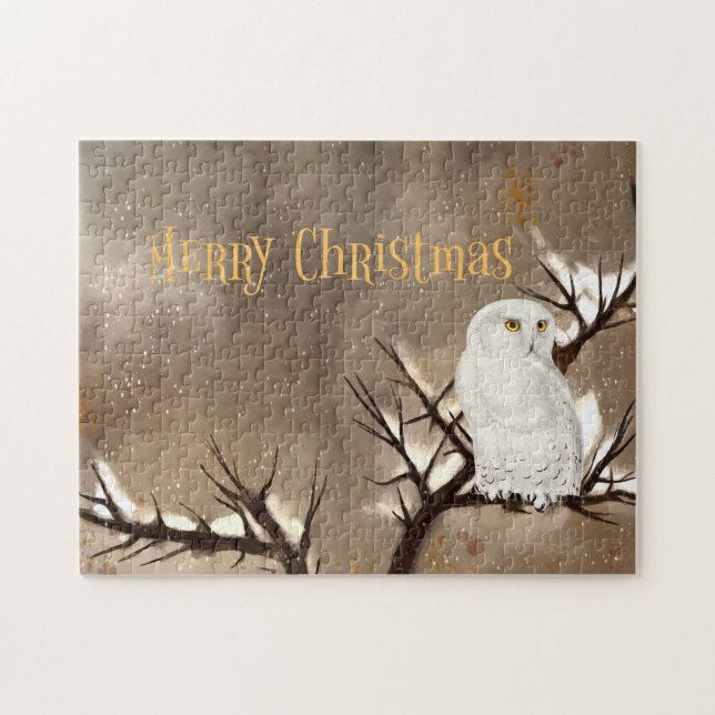 Frohe Weihnachts-Schneeauwl (Horizontal)