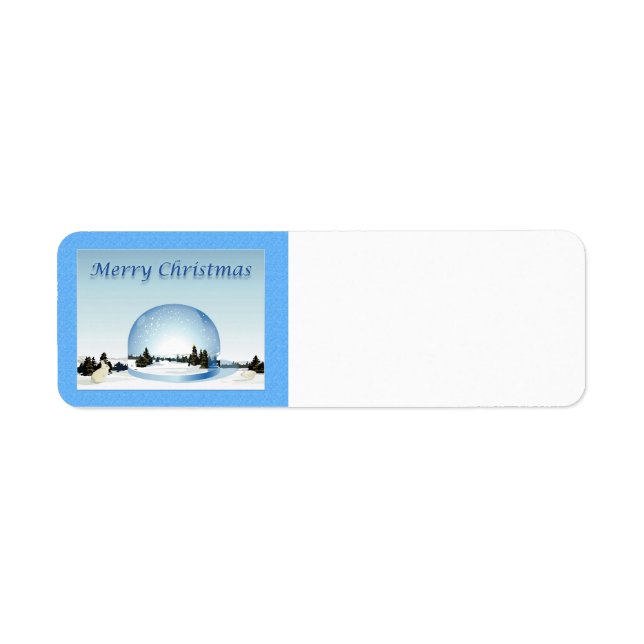 Frohe Weihnachts-Schneeszene (Vorne)