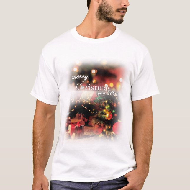 Frohe Weihnachts-Shirt T-Shirt (Vorderseite)