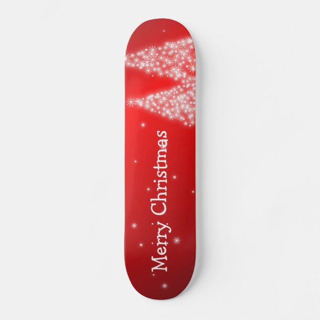 Frohe Weihnachts-Skateboard Skateboard (Vorderseite)