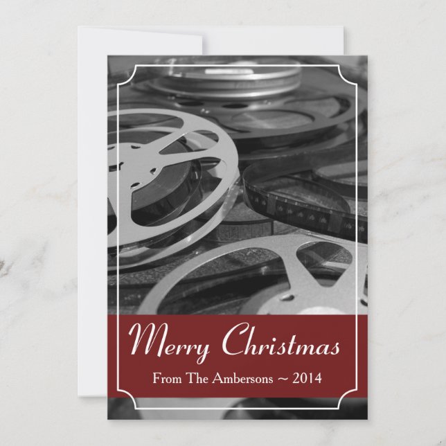 Frohe Weihnachts-Sonderfilme laden ein Einladung (Vorderseite)